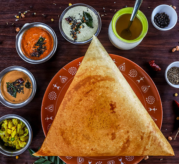 Ghee Roast Masala Dosa