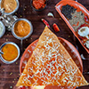 Garlic Cheese Roast Dosa