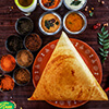 Ghee Roast Dosa With Choice of Karampodi