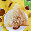 Schezwan Masala Cheese Plain Dosa