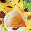 Schezwan Masala Plain Dosa