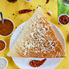 Schezwan Paneer Cheese Plain Dosa